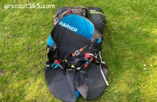 Gurtzeut Kortel KARVER 2, Größe L und Rucksack/Airbag SAK 2